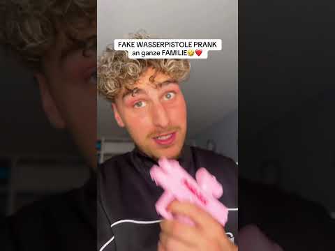 WASSERPISTOLE PRANK an FAMILIE🤣❤️ #shorts