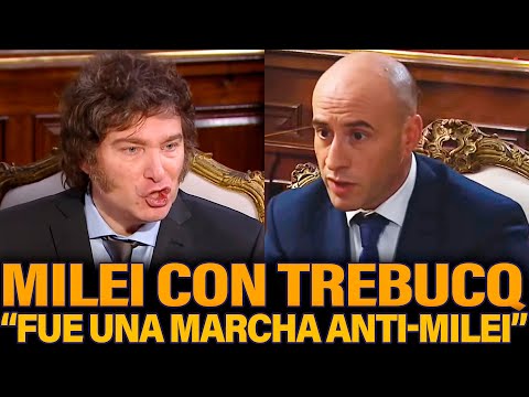 MILEI CON TREBUCQ: "LA DEL SÁBADO FUE UNA MARCHA ANTI-MILEI"