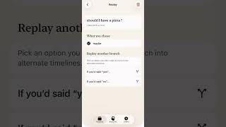 Replay life forks like timelines. Richer reflection. Zero fortune telling.