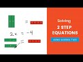 Solving 2 Step Equations with Algebra Tiles