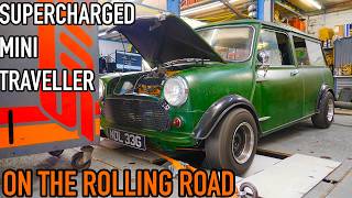 TAKING MY SUPERCHARGED MINI TRAVELLER TO THE ROLLING ROAD - VMAXSCART - Big Bogey Part 13.