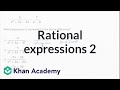 Understanding Rational Expressions and Factoring