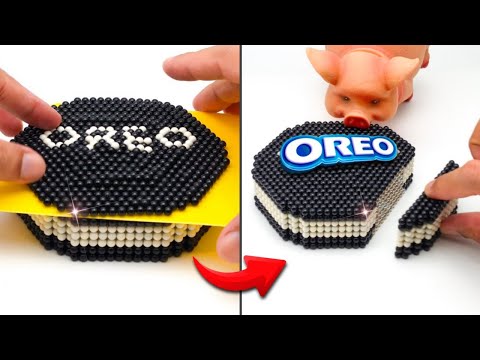 I Built an Oreo Cake with 1000+ Magnet Balls! 🍰🧲😱 CRAZY Satisfying! ASMR | My Magnet