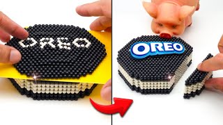 I Built an Oreo Cake with 1000+ Magnet Balls! 🍰🧲😱 CRAZY Satisfying! ASMR | My Magnet