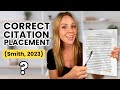 Citations in Academic Writing