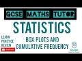 Box Plots and Cumulative Frequency