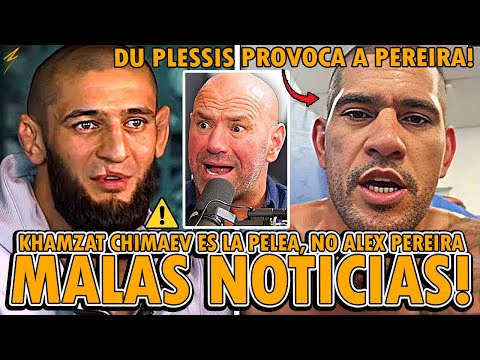 ⚠️¡ALEX PEREIRA ENOJADO EXPLOTA TRAS UFC 312! ¡DRICUS DU PLESSIS: KHAMZAT CHIMAEV ES EL SIGUIENTE!