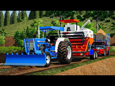 ย้ายรถมาเกี่ยวข้าวสุดท้ายเกี่ยวข้าวผิดแปลงFarmingsimulator19