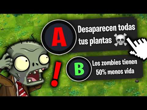 PVZ pero con TERRIBLES DECISIONES...