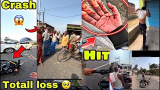 Honda shine 💥Crash vlog finally aagya😭#automobilektm#hondamotor#viral#sad#ktm#youtubeshorts#zx10