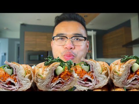 The Ultimate BANH MI ASMR Eating Experience