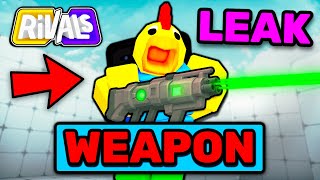 A NEW WEAPON got LEAKED... (Roblox Rivals News)