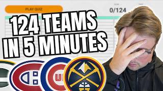 Trying To Name 124 Sports Teams In 5 Minutes Or Less Challenge