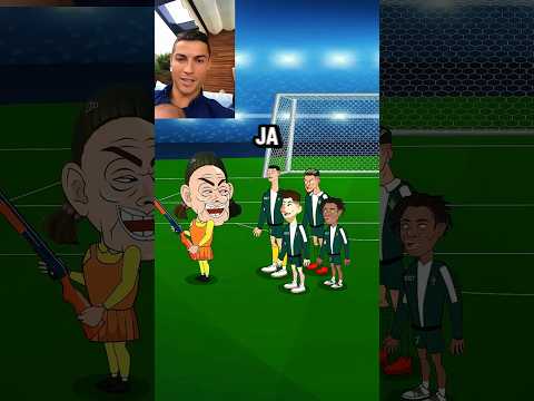 ¡El challenge del juego del calamar con Messi y Ronaldo😨😭!. IshowSpeed🤣, Messi👑 y Ronaldo🐐.