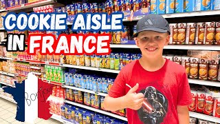 Shopping the HUGEST Cookie Aisle in FRANCE