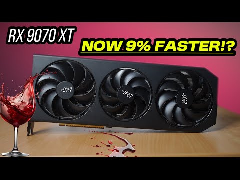 Crosschecking Hardware Unboxed's "RX 9070 XT is Now Faster, AMD Finewine" Benchmarks