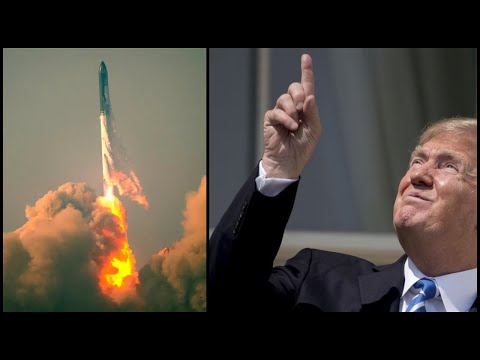 HISTORIC: President Trump Oversees Space X Starship Launch with Elon Musk!