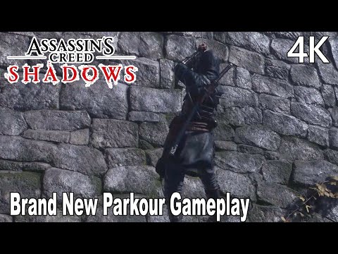 Assassin's Creed Shadows Brand New Parkour Gameplay 4K