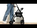 Miniatura de vídeo de Andador Kmina COMFORT – FRENO PRESIÓN NEGRO