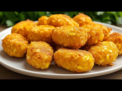 No Fry Crispy Potato Snack! So Easy and Delicious!