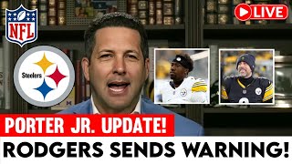 BREAKING! STEELERS GET HUGE JOEY PORTER JR. UPDATE AS RODGERS SENDS STRONG MESSAGE | STEELERS NEWS!