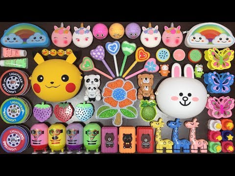 Mixing Random Things into Slime | Slime Smoothie | Satisfying Videos #65