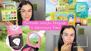 TESTEI A COLEÇÃO DE MAQUIAGEM SHEGLAM x ADVENTURE TIME