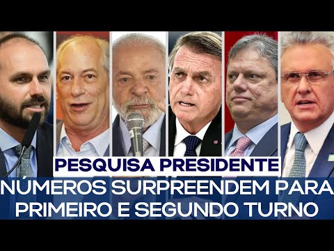 PESQUISA PRESIDENTE: NÚMEROS SURPREENDEM PARA PRIMEIRO E SEGUNDO TURNO