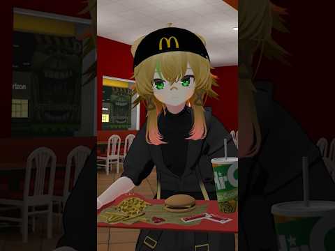 pire moment de solitude😔 #vtuber #vtuberfr #mcdonalds #vrchat #drole #anime #vrchatfr