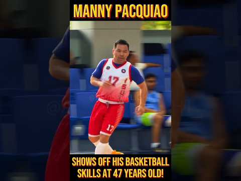 Manny Pacquiao SHOWTIME Basketball at 47 years old! #mannypacquiao #shorts #shortsfeed