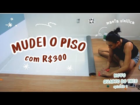 NOVO QUARTO DO THEO 01 - NOVO PISO e comprinhas