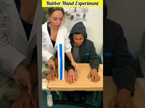 নকল হাতের Experiment 😮| Rubber Hand Experiment
