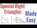 Exploring Special Right Triangles in Geometry
