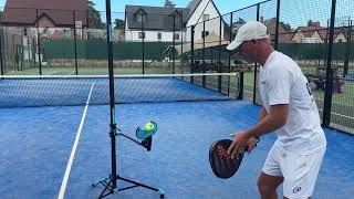 How to practice Topspin Backhand with SpinPro Padel training tool
