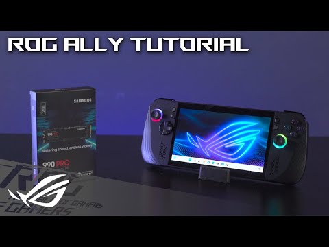ROG Ally Tutorial Video - how to replace and upgrade an SSD