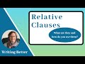 Understanding Relative Clauses and Pronouns