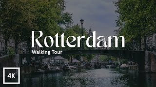 This Rainy Walk in Rotterdam (The Netherlands) Sounds Like Magic | 4K Shot On DJI Osmo Pocket 3