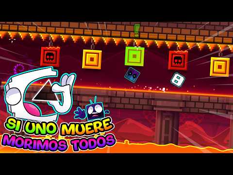 !!!GEOMETRY DASH PERO SI MUERO, MORIMOS TODOS!!! | Geometry Dash 2.2