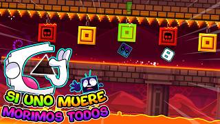!!!GEOMETRY DASH PERO SI MUERO, MORIMOS TODOS!!! | Geometry Dash 2.2