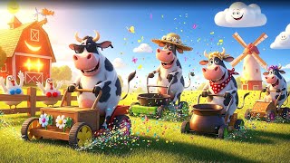 Old MacDonald Had a Farm 🐮🎶 | Fun Animal Song for Kids | Cartoon Farm Animation
