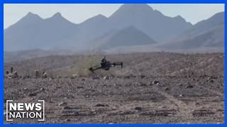 YouTube video thumbnail: US Tests Antidrone Tech at Border