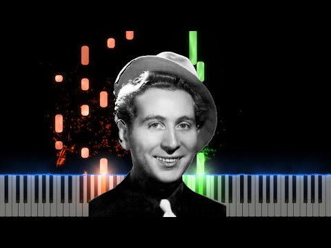 Charles Trenet  Que ResteTil De Nos Amours Piano Cover Midi tutorial Sheet app  Karaoke