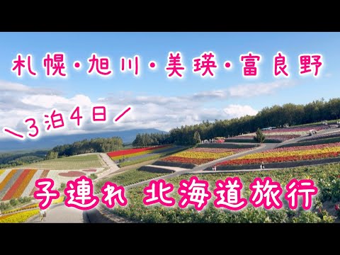 【子連れ北海道旅行】札幌(モエレ沼公園、ロイズカカオ&チョコレートタウン、トリトン)・旭川(旭山動物園)・美瑛(白金青い池、四季彩の丘)・富良野・ノーザンホースパーク