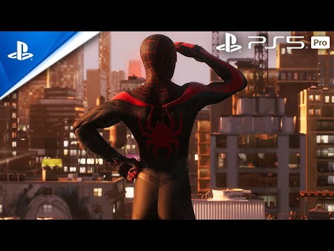 NEW PS5 PRO Marvel's Spider-Man Miles 2 Free Roam Gameplay Max Graphics 4K60FPS