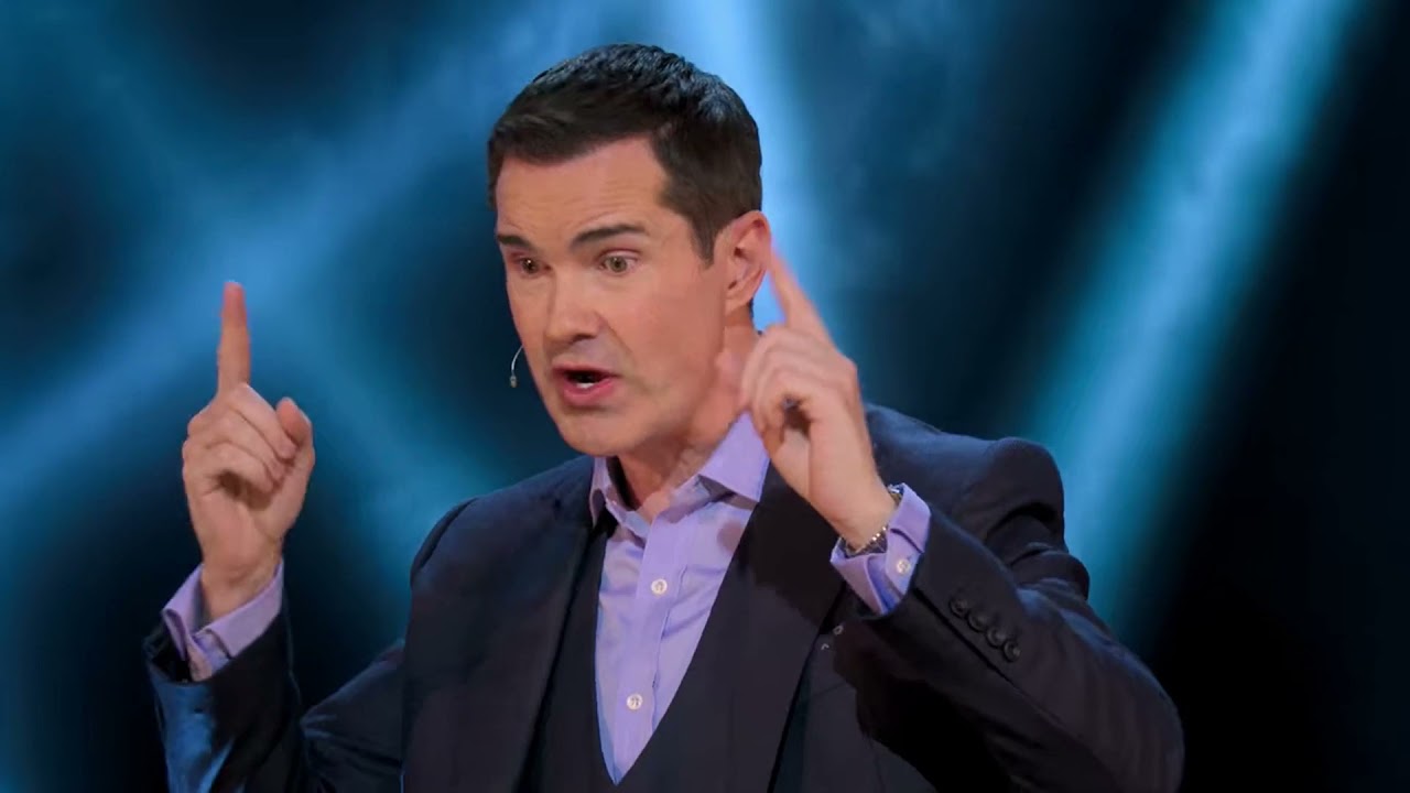 Jimmy Carr: His Dark Material Anonso santrauka