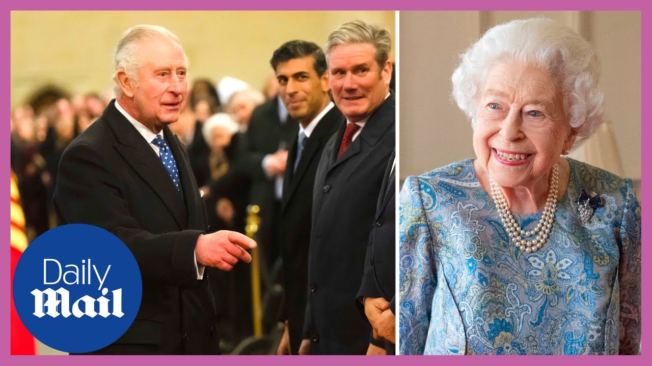 King Charles III commemorates Queen Elizabeth II lying in state at Westminster Hall