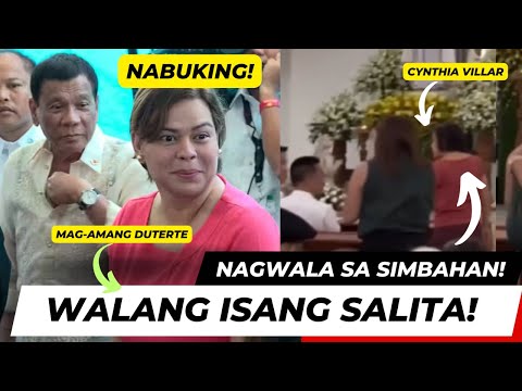 NABUKING! WALANG ISANG SALITA ANG MAG-AMANG DUTERTE! | CYNTHIA VILLAR NAGWALA SA SIMBAHAN?