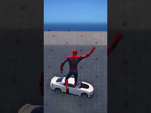 GTA 5 Epic Ragdolls Spider-Man Jumps/Fails (Funny Moments) Ep.113 #shorts #shortsfeed