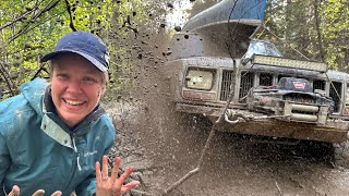 Girls FULL SEND Their Jeeps in Search of Secret Fishing Hole
