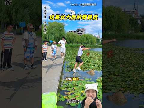 LOMPATAN SIAPA YANG KEREN PAPA ATAU KAKAK⁉️🤔 #funny #videoviral #shorts #comedy #shortsviral